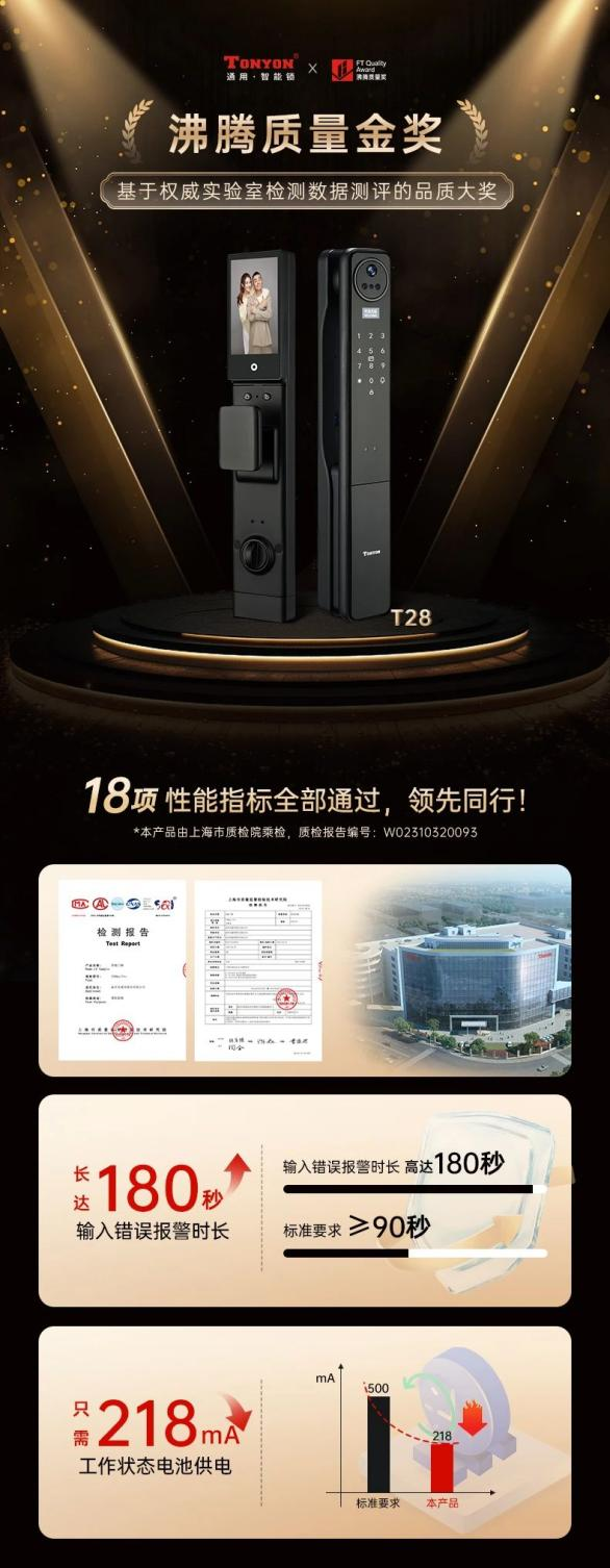 南宫NG·28(中国)官方网站安全的智能锁推荐——TONYON通用锁具高端品质带(图3)